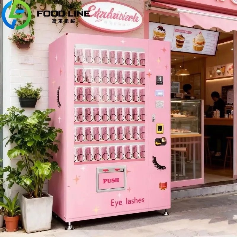 

Interactive Beauty Vending Machine Digital Touch Screen Cosmetic Dispenser for Eyelash and Wig Items