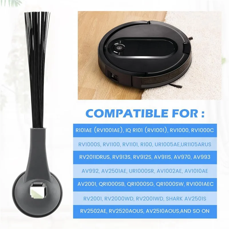 

AONEQ-12Pcs Replacement Parts For Shark IQ And AI Series Robot Vacuum Accessories, Replacement Side Brushes