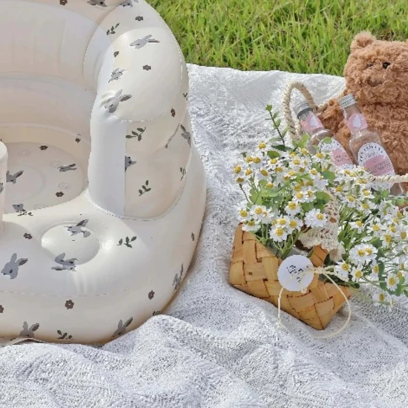 

Learn To Sit on A Chair Baby Inflatable Sofa Baby Sitting Standing Artifact Bean Bag Infant Sofa Day Care Furniture Kids Couch