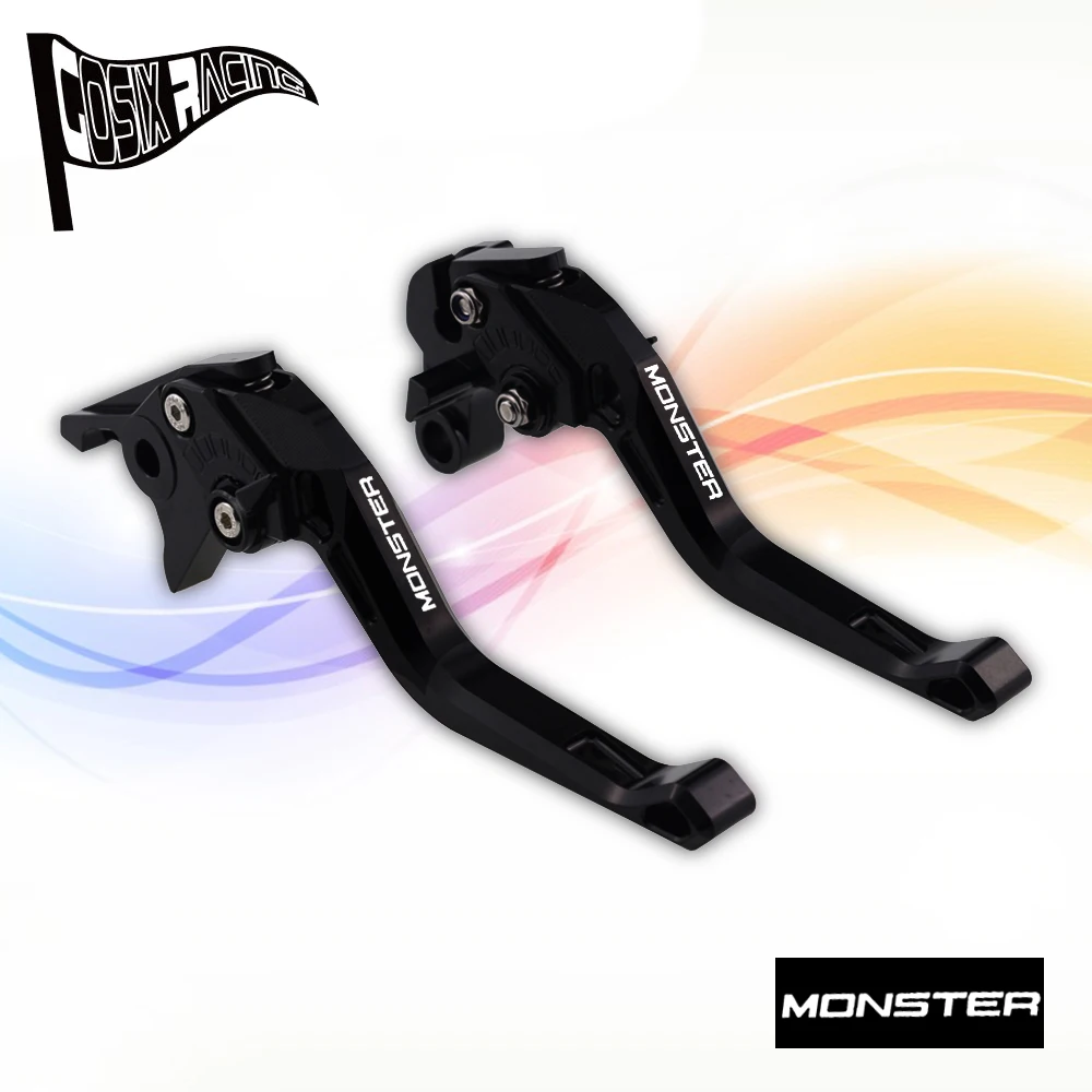 Fit For 620 MONSTER 620 MTS 2003-2006 400 MONSTER 2004-2007 Motorcycle CNC Accessories Short Brake Clutch Levers Adjustable Set