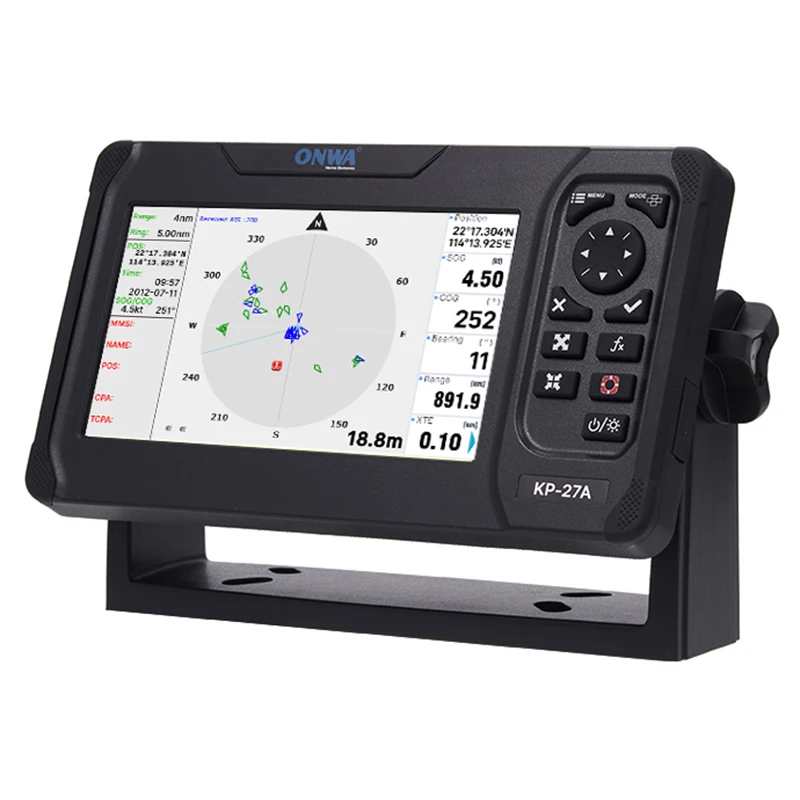 ONWA KP-27A 7-inch GPS Chart Plotter With Built-in Class B+ AIS Transponder