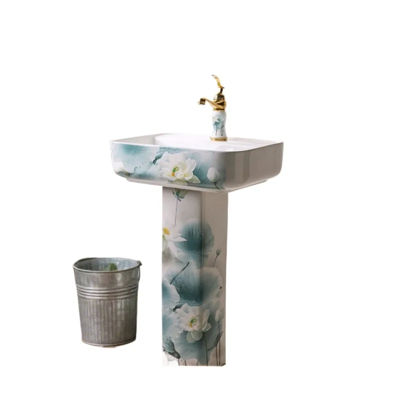 

Bathroom Washbasin Garden Vertical Washbasin Pillar Washbasin Balcony Pillar Basin