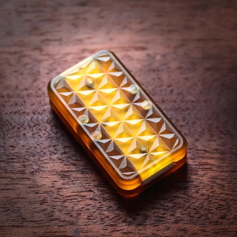 Carte de poussée magnétique, roue à cliquet, curseur mécanique, plaque de poussée EDC, jouet Anti-Stress, soulage l'anxiété