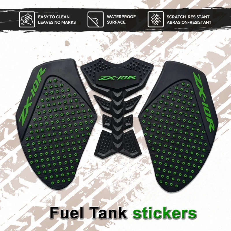 

Наклейки на бак мотоцикла, водонепроницаемые защитные наклейки для защиты коленей, для ZX10R 2011-2026, ZX6R 2009-2026, аксессуары