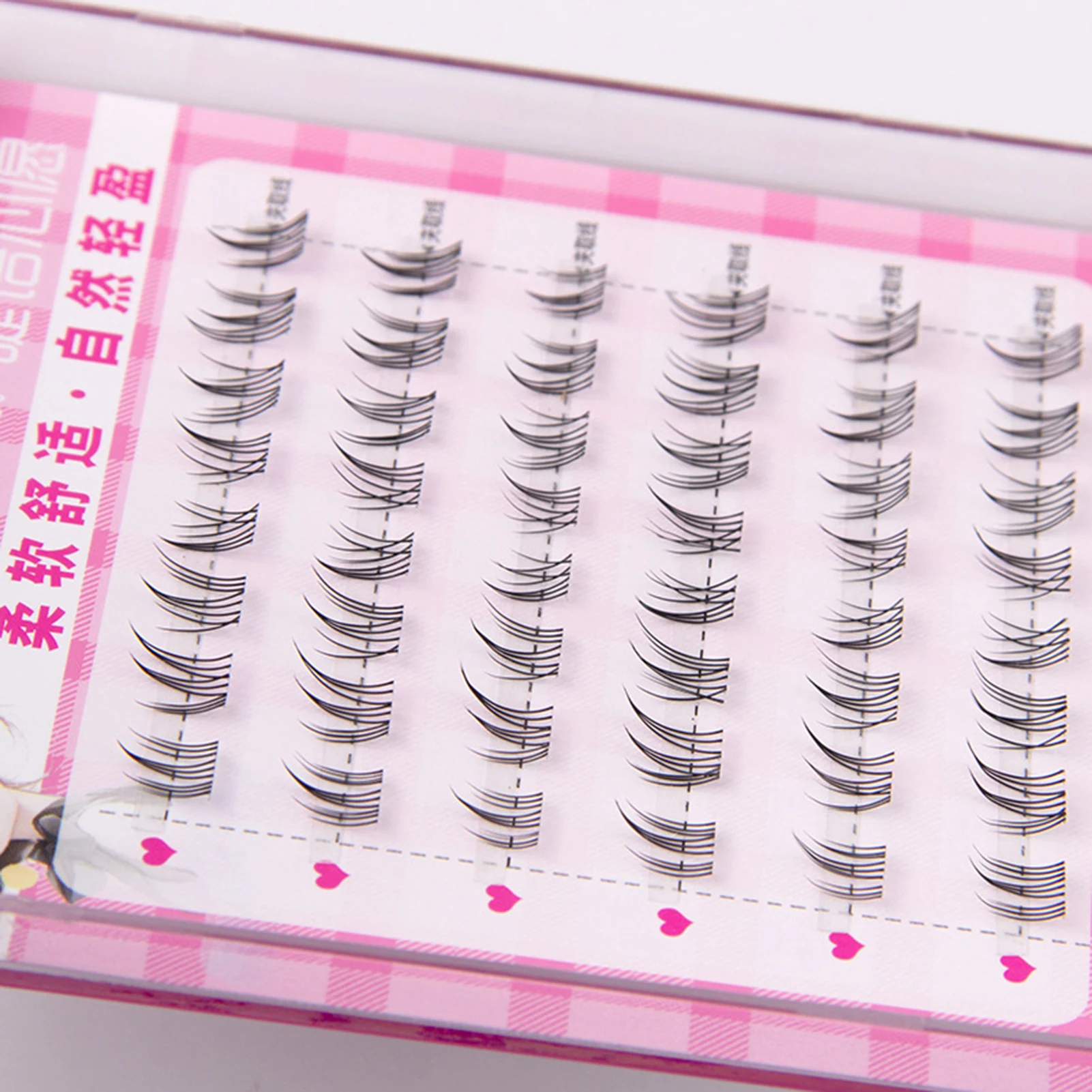 Estensioni delle ciglia inferiori fai-da-te Morbide e sottili naturali sotto le ciglia finte grappole individuali ciglia Donne Ragazze Forniture cosmetiche