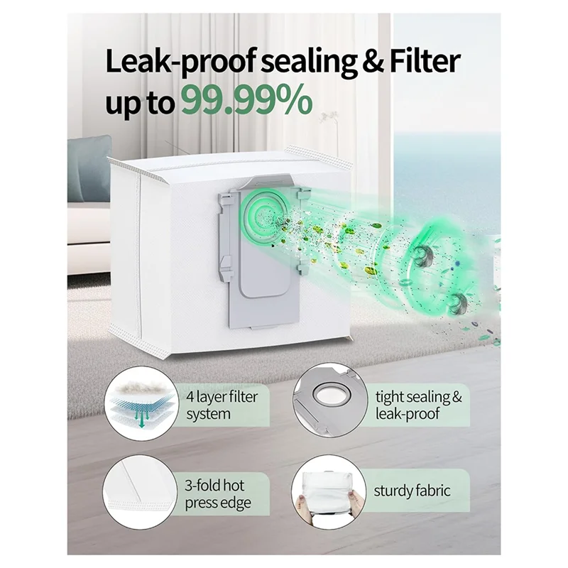 مجموعة ملحقات بديلة ABVI لهاتف Xiaomi Roborock Q5 Pro/Q5 Pro Plus/Q8 Max/Q8 Max Plus، فرشاة دوارة، فرشاة تنظيف، Hepa F