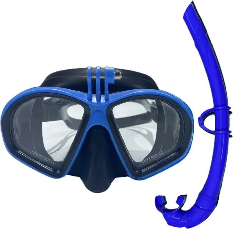 Professionelle Tauchermaske Schnorchelanzug für Erwachsene Silikon-Silikonskirt Taucherbrille Tauchermaske – Detail 11