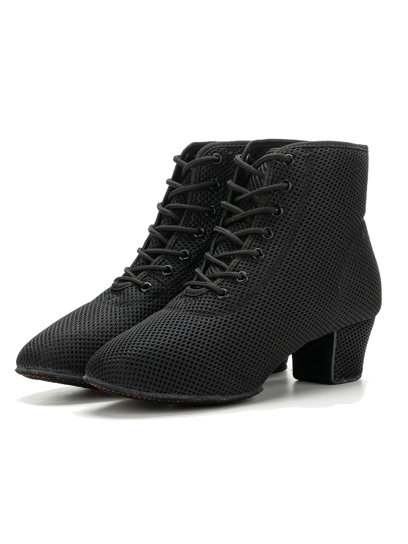 Women Dance Boots High Top Jazz Dancing Shoes Heels 5cm Indoor Mesh Adult Woman Ballroom Dance Sneakers Salsa Dance Shoes