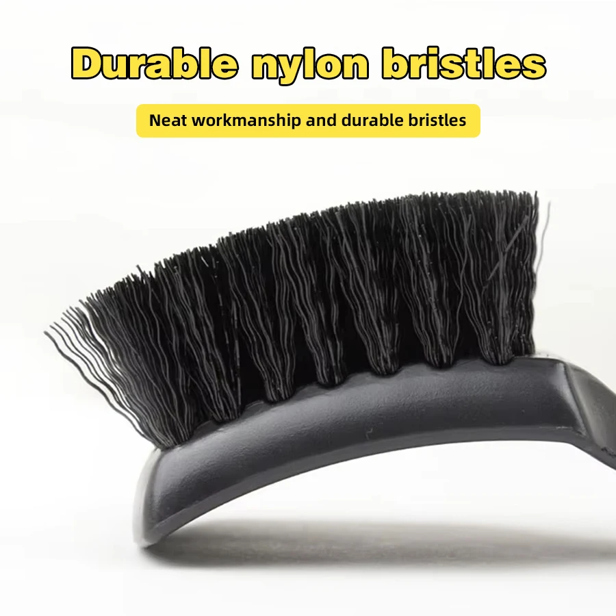 Car Tire Rim Brush Wheel Hub Cleaning Brushes Car Wheels Detailing Cleaning Accessories Black Tire Auto Washing Tool image 4