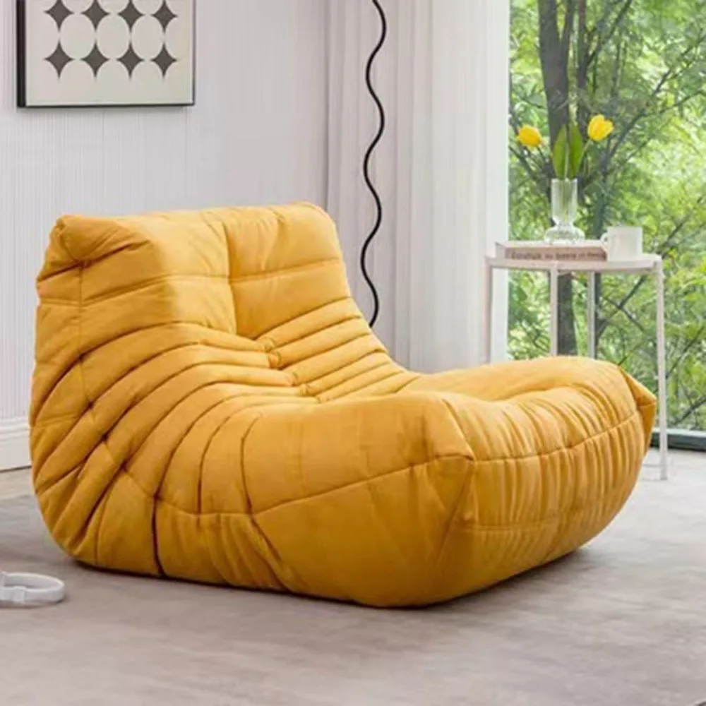 Caterpillar sofa balcony bedroom leisure single person sofa tatami lounge chair living room online celebrity ins lazy sofa