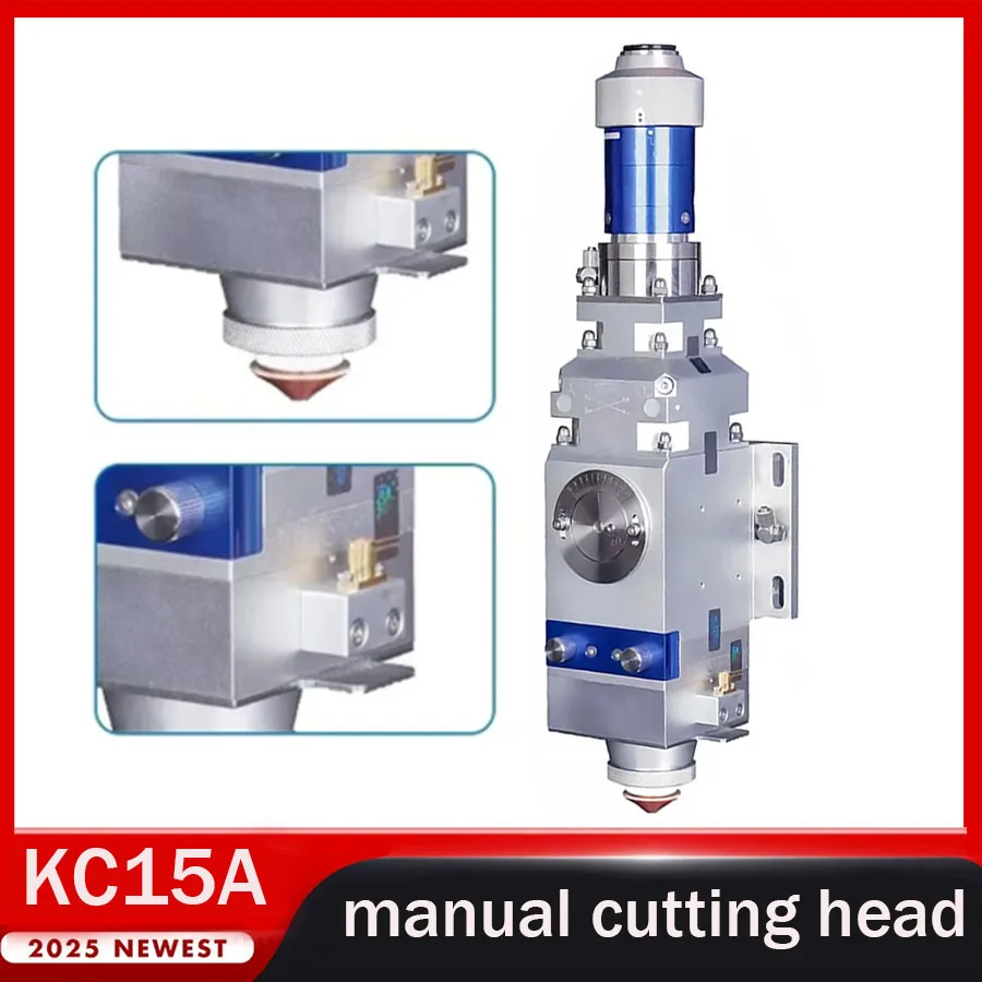 WSX KC15A fiber laser cutting head, manual focusing cutting head, 2000W, used for metal cutting CL100, FL125, QBH interface