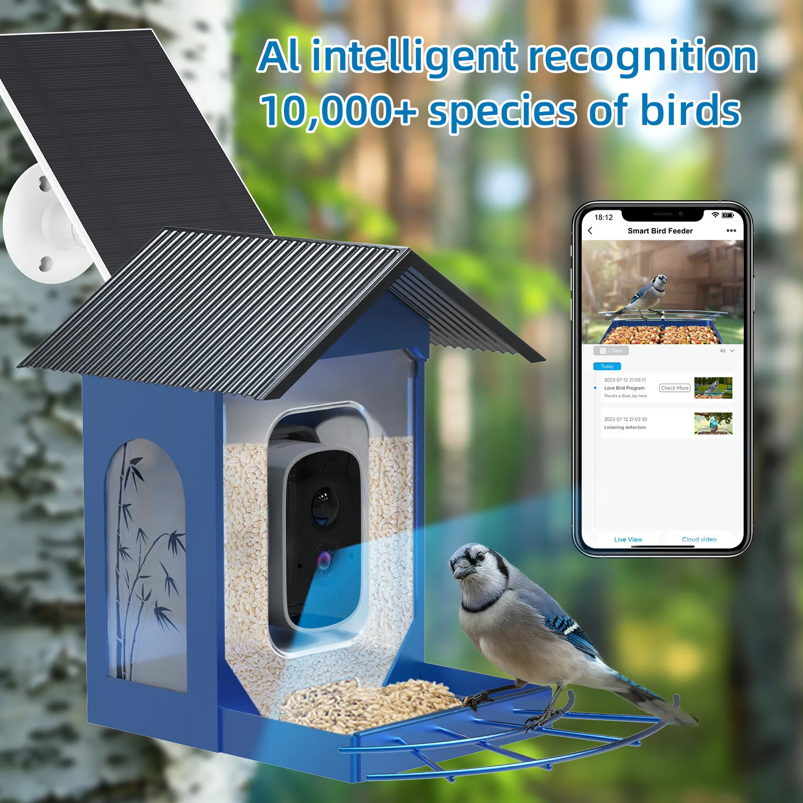 solar bird feeder house New Sm - đánh giá và giá Smart Garden Ideas