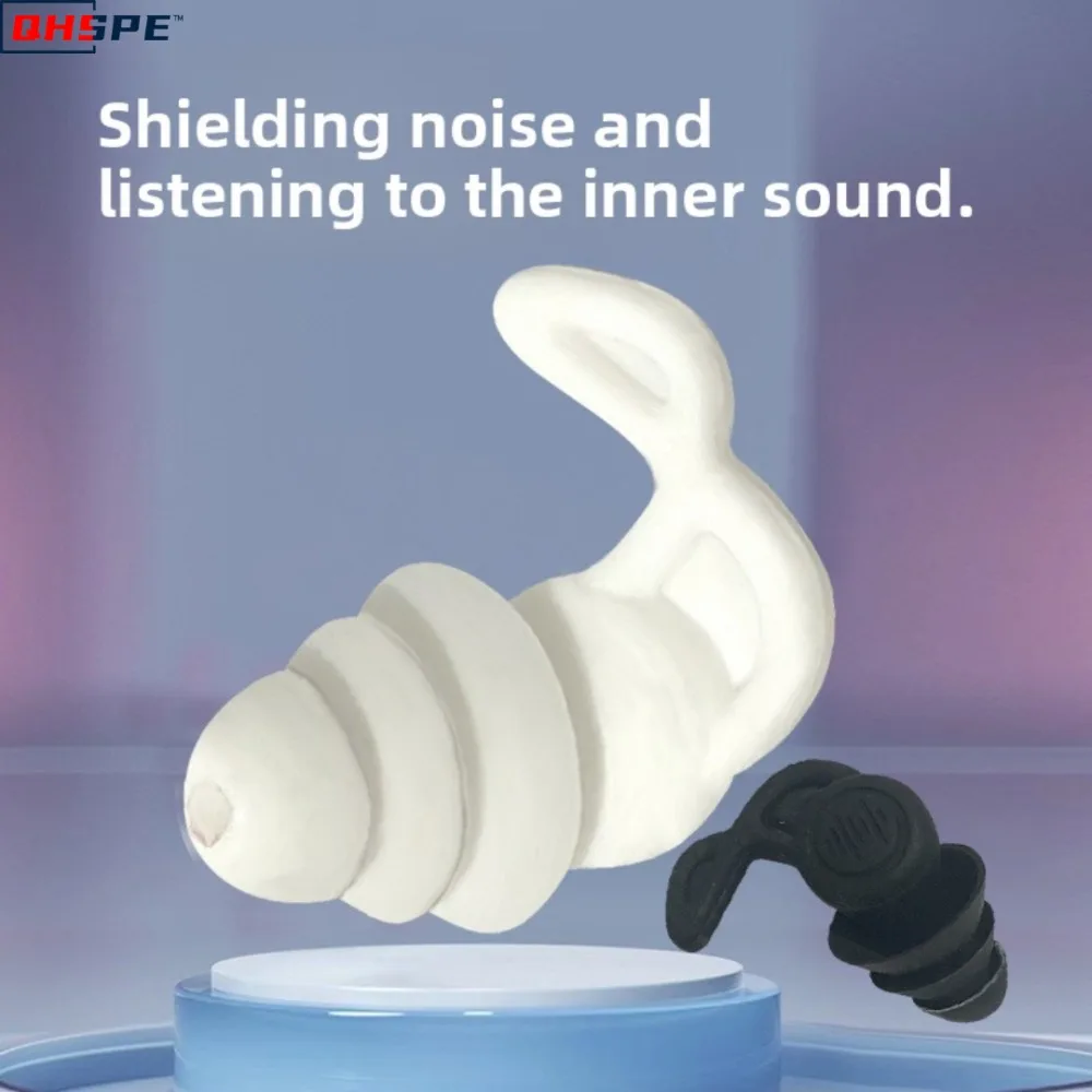 New earplugs sleep to reduce noise silicone noise reduction special dormitory anti-noise and anti-snoring silent earplugs