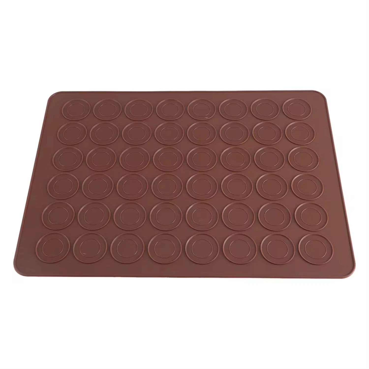 48 Cavities Silicone Mold Sheet Mat Macaroon Cookies Pastry DIY Bakeware Decorating Tools