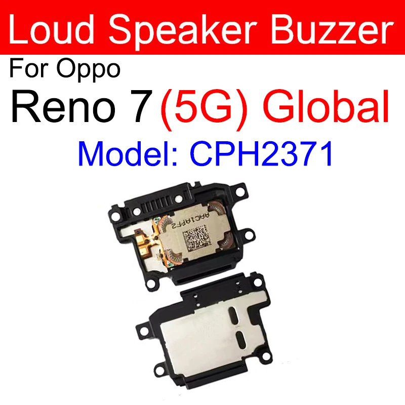 For OPPO Reno 5 6 7 Pro+ Plus 5K 7SE 7Z 7Lite 5G Loud Speaker Louder Speaker Buzzer Sound Flex Cable Parts