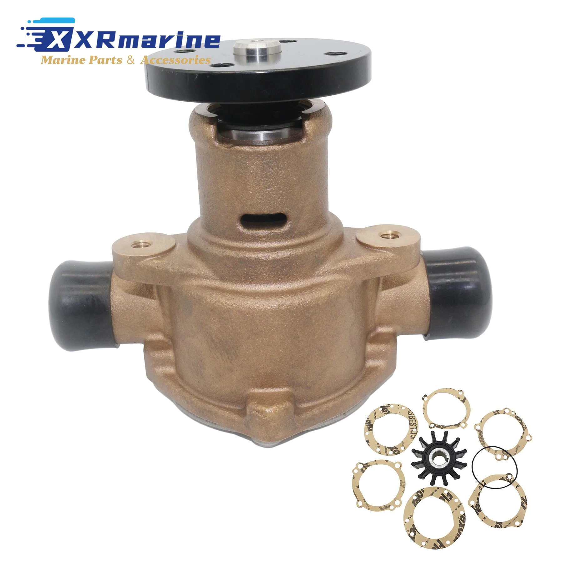 

Насос для подачи соленой воды, совместимый с двигателями Crusader Marine GM V8 220, 270, 300, 350, XL, XLi, артикул 40050, замена JPR-HSP7314