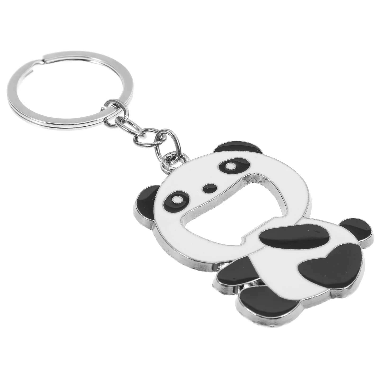 Key Chain Portable Bottle Opener Ring Keychain Cute Card Panda Novelty Man Girl Wallet