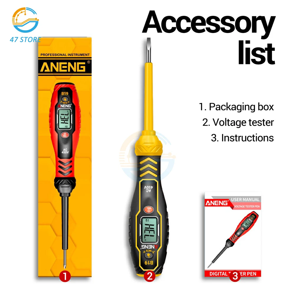 B18 電圧テストペンワード/クロスドライバー多機能 NCV 電圧誘導電気技師テスターペン非接触テストツール