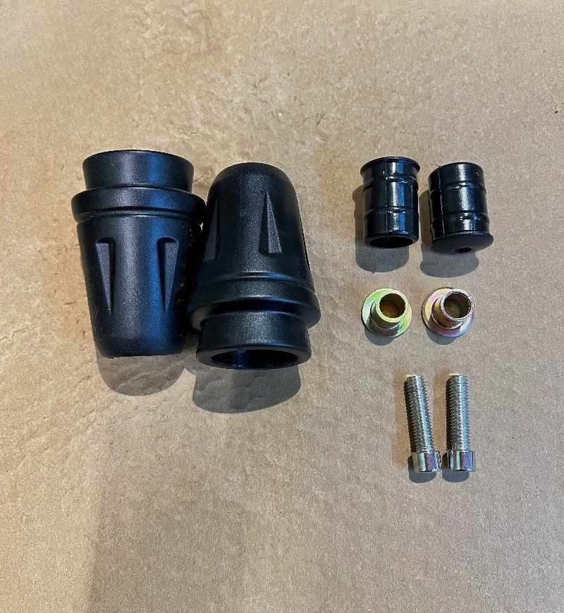 Suitable for Qiulong Light Bee Auxiliary Footpegs, Hand-Processed, Matched with Screws and Bushings