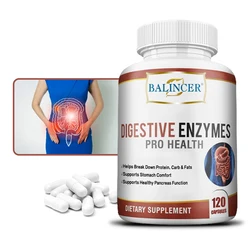 Digestive Enzyme Supplements - Stomach Digestion Health, Helps Constipation, Fat Metabolism, Improve Constipation