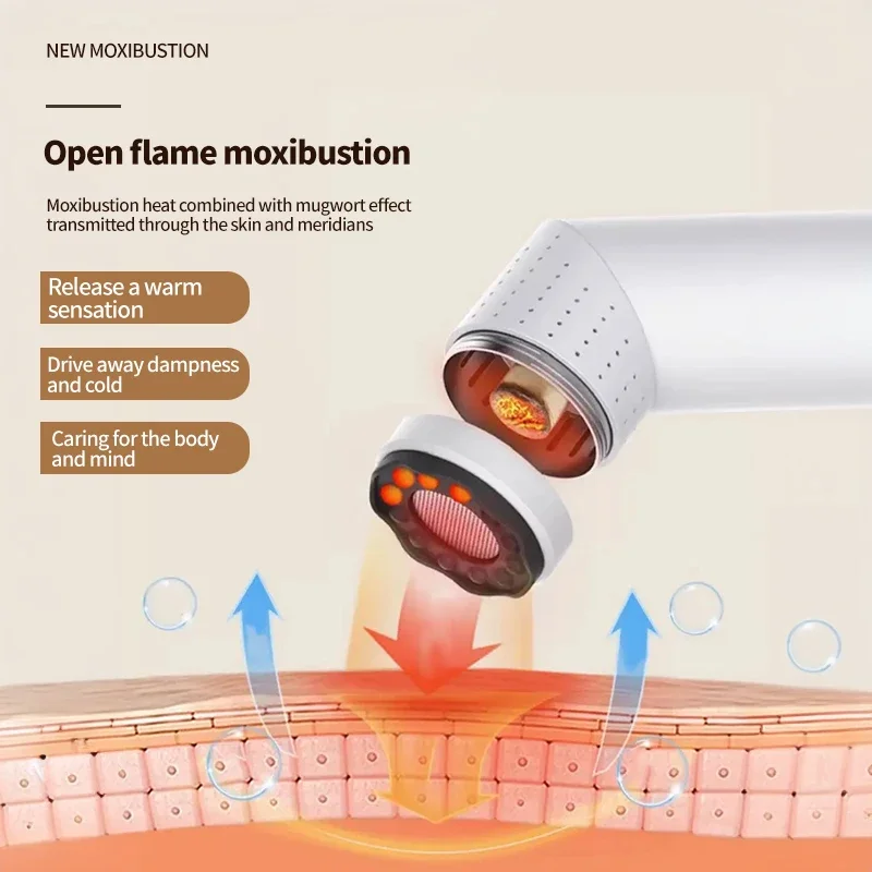 Moksibusi pemijat kerok tubuh, instrumen moksibusi aksesori papan pengeruk pengangkat wajah nyeri Meridian pijat hangat