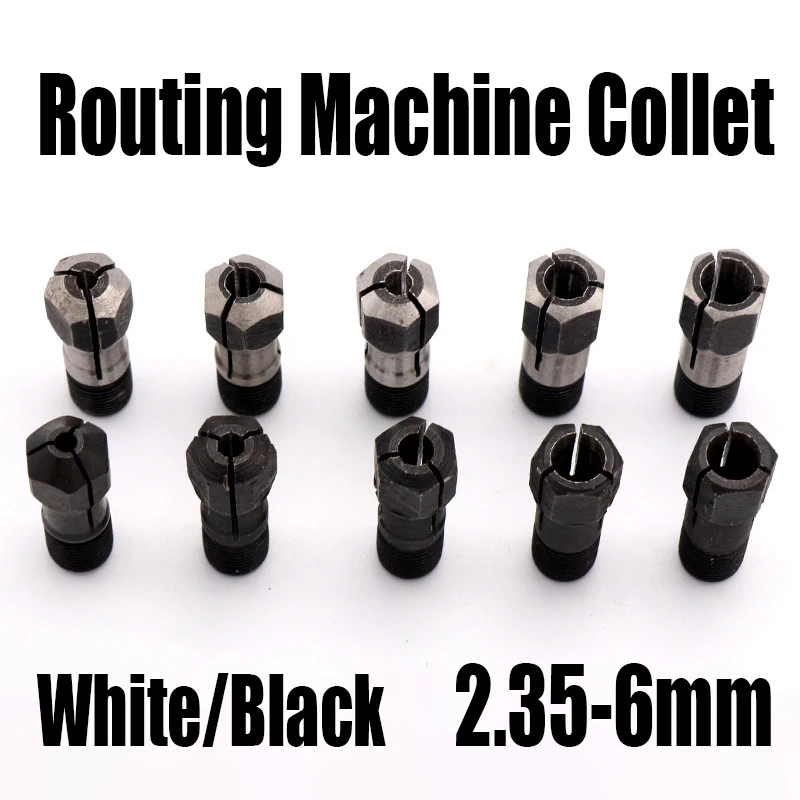 1PCS 2.35-6mm Routing Machine Collet Adapter Gong Machine Collet Chuck Conversion Chuck For CNC Router Tool Milling Lathe