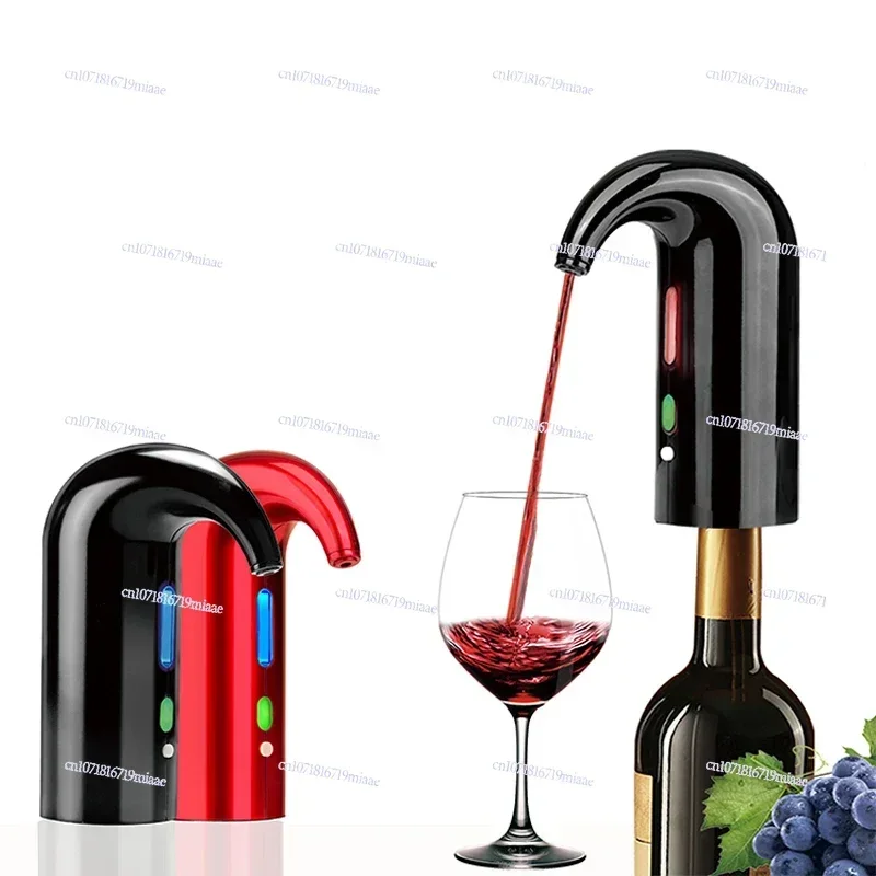 Portable USB Rechargeable Electric Wine Decanter One-touch Automatic Wine Dispenser Rapid Oxygenation of Red Wine