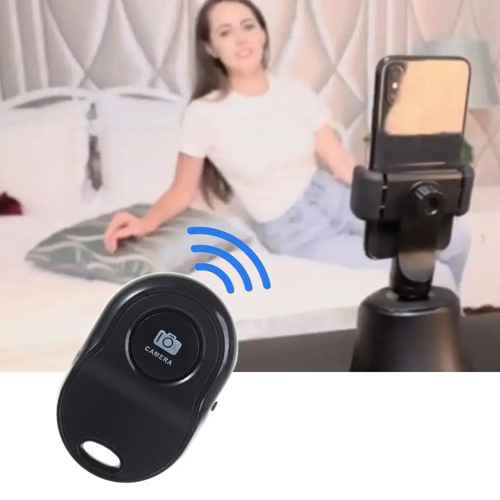 Câmera de controle remoto sem fio obturador, lançamento bluetooth, telefones celulares, selfie vara