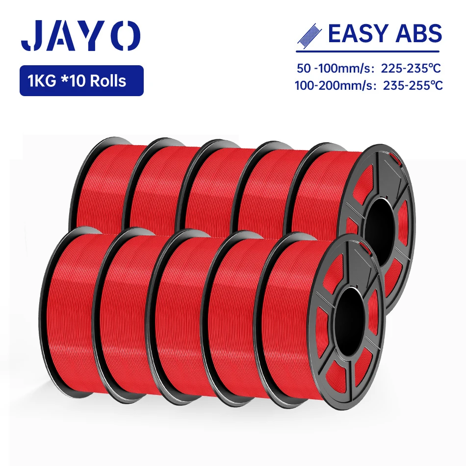 JAYO ASA / ABS-filament 1,75 mm 1 kg/rol Laag temperatuur Gemakkelijk ABS 3D-printerfilament Hoge taaiheid 3D-printerfilament