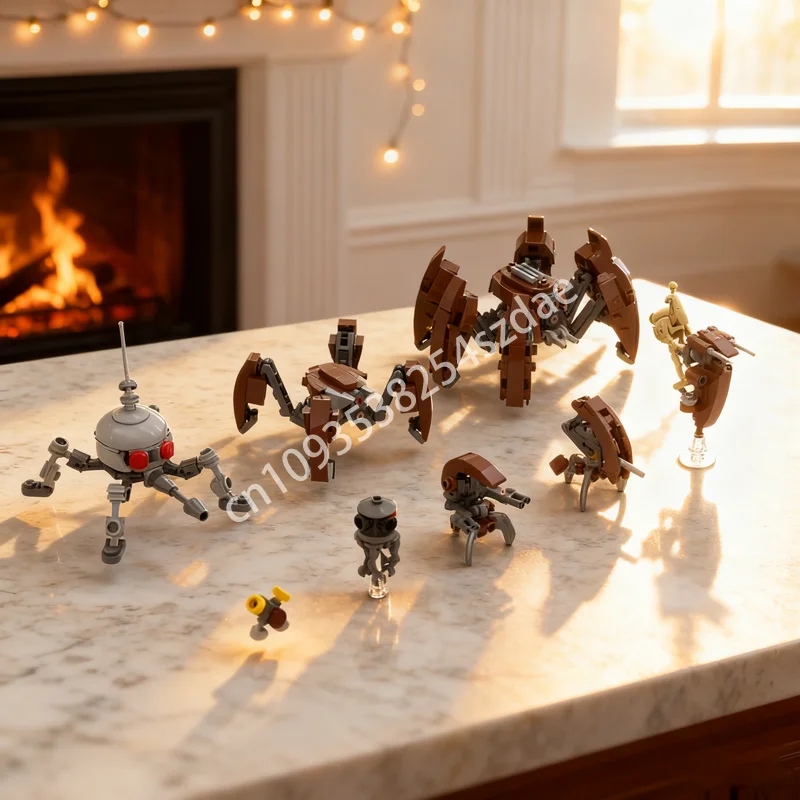 448 قطعة MOC فاصل Droid حزمة ستار معركة نموذج اللبنات العمارة لتقوم بها بنفسك هدايا عيد الميلاد فكرة التعليم اللعب عيد ميلاد