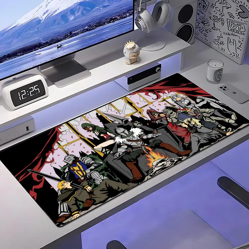 

Anime Dark Souls Mouse Pad Large Anti-Slip Rubber Gaming MousePad Durable Desk Pad Thick Seam Edge Suitable For Office And Gamin