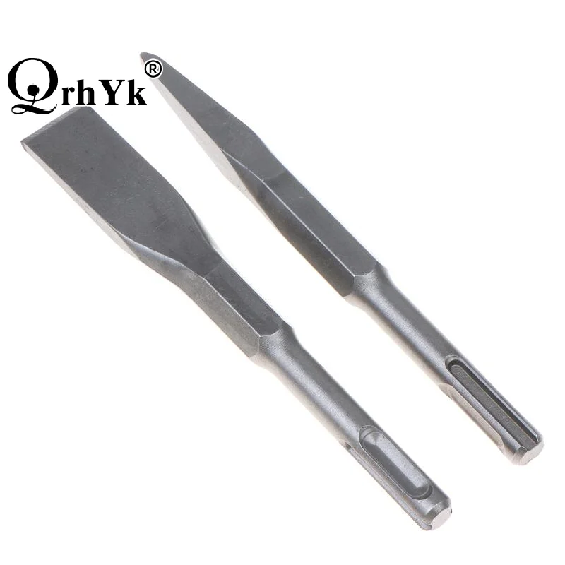 Durable Hexagonal Shank Slotting Chisel Steel Flat Head Impact Bit Wear-resistant High Hardness Impact Drill Bit Brick