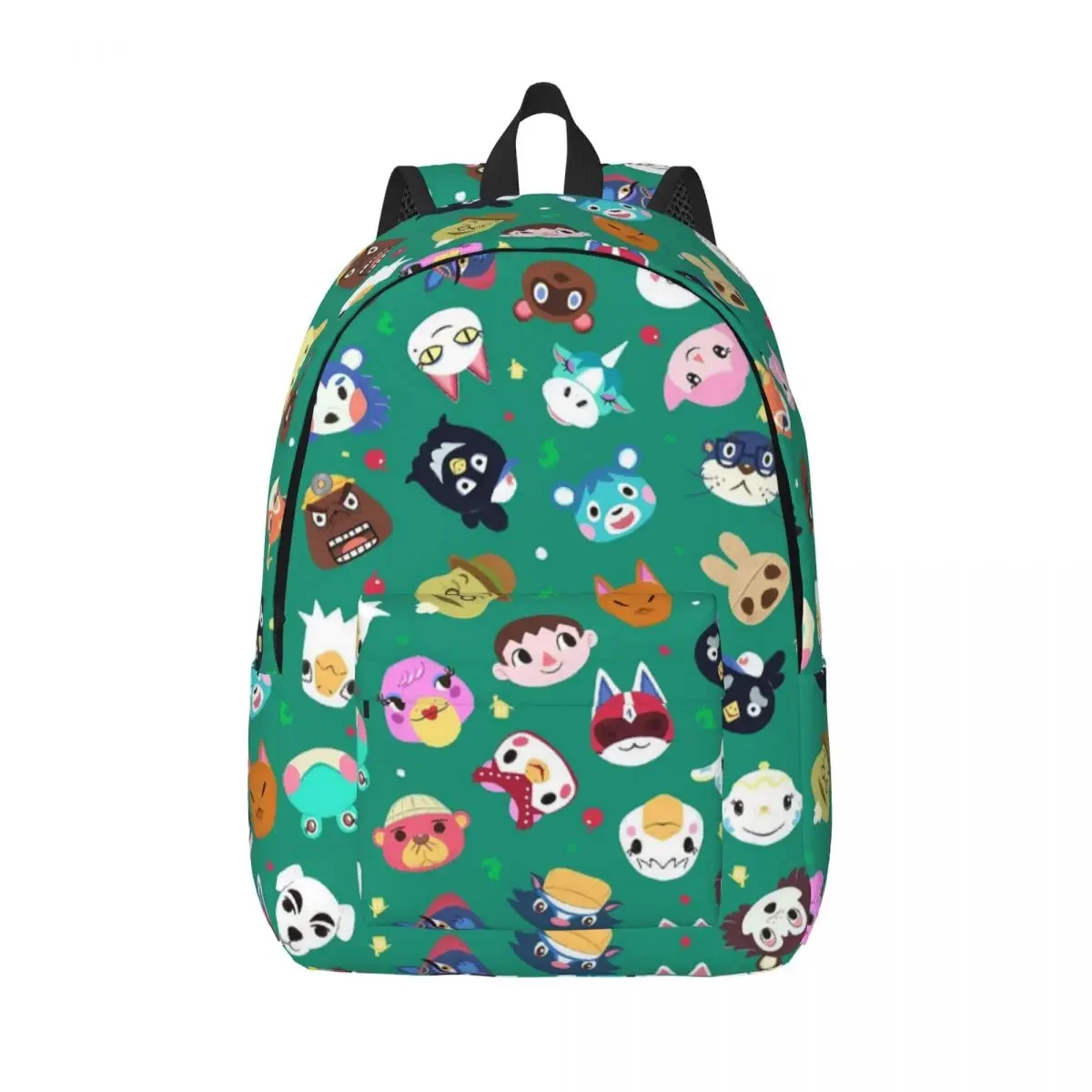 Video Game Animal Village Backpack Elementary High College School Student Monkey Zoo Book Bags Men Women Daypack Gift