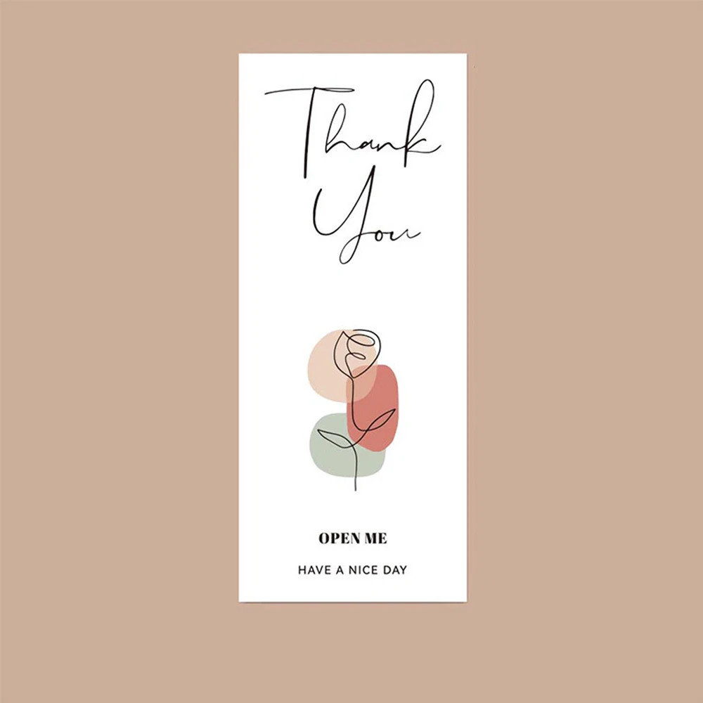 20-50pcs Thank You Stickers for Small Business Handmade Merchandise Decor Seal Label This Package Nice To Meet You Too Sticker