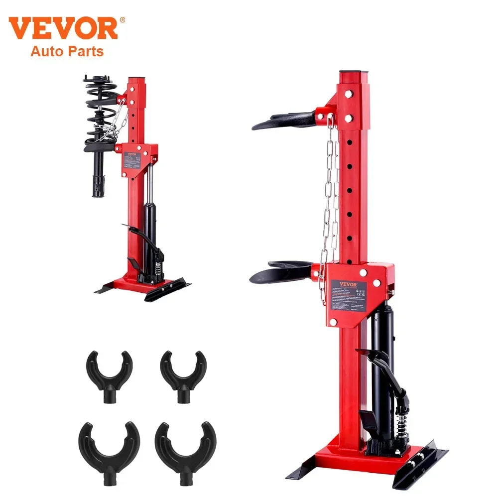 VEVOR Coil Spring Compressor Shock Absorber Spring Remover Tool 4.5 Ton Hydraulic Jack 1 Ton Rated Compression Force Auto Strut