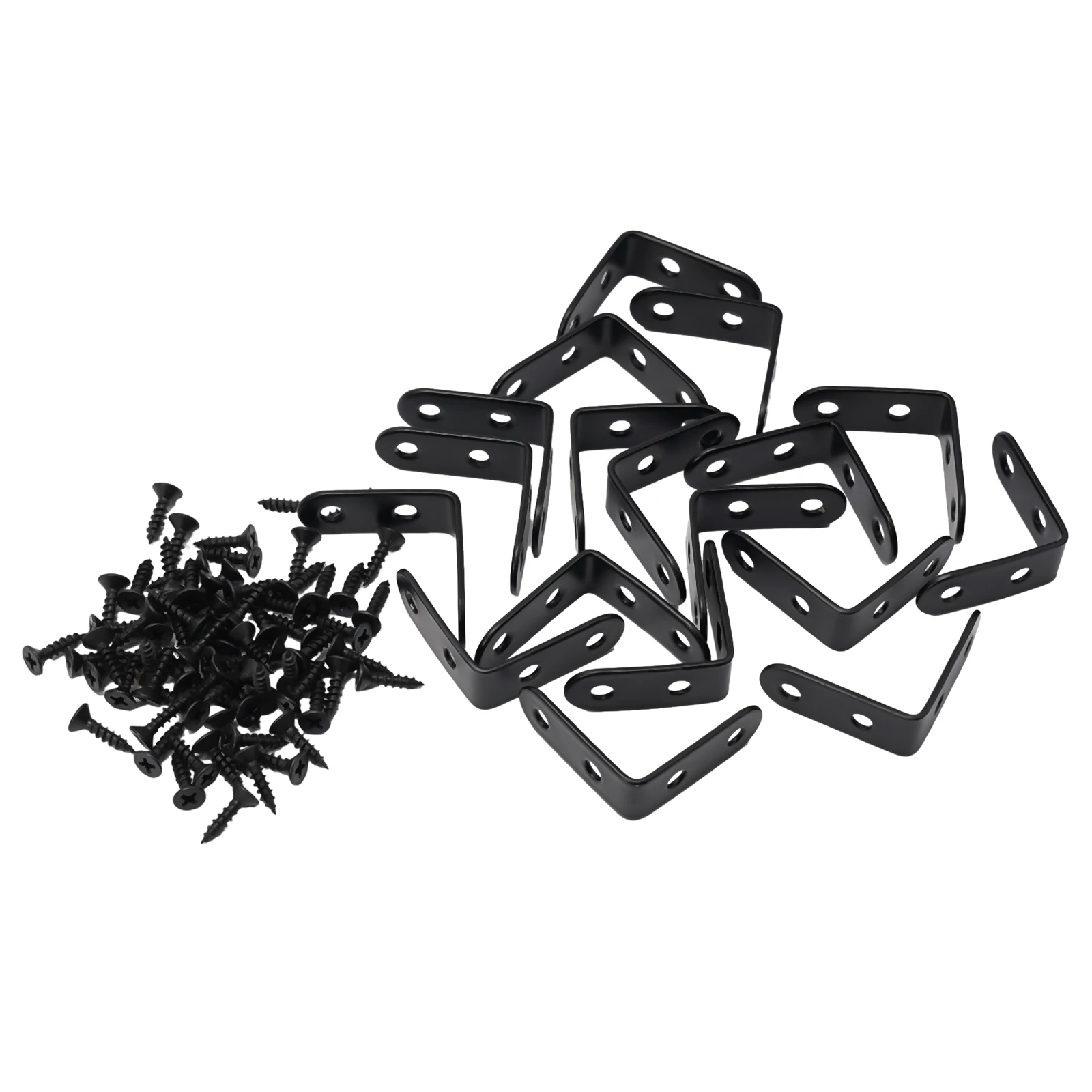 

L Shaped Corner Brackets 90 Degree Right Angle Support Stainless Steel Bracket Fastener For Furniture Bedframe Cabinet Connector