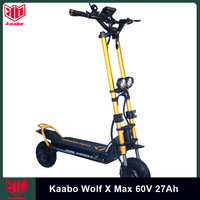 EU Pre-sale Kaabo Wolf Warrior X Max 60V 27Ah 1100W*2 Dual Motor Hydraulic Brake with Central Display Kaabo Wolf Warrior X