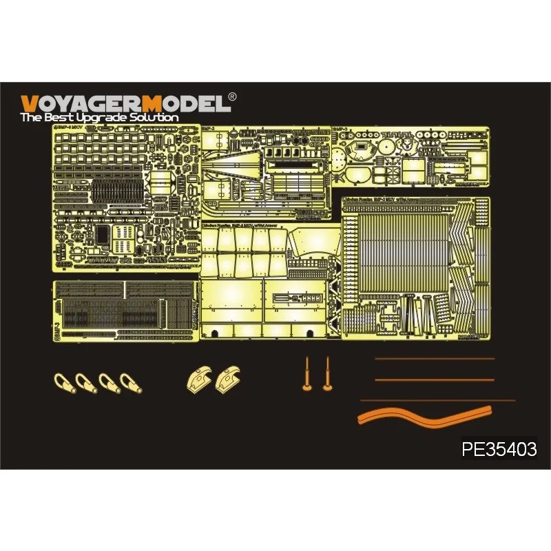 

Voyager Model PE35403 1/35 Scale Modern Russian BMP-3 MICV w/Slat Amour (For TRUMPETER 00365)