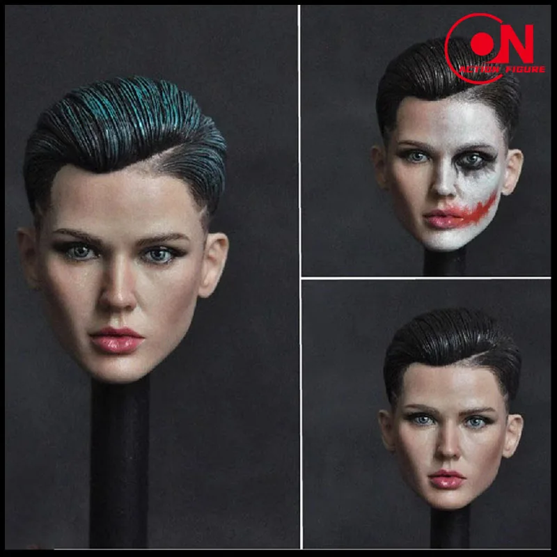 MC001 1/6 Ruby Rose Head Sculpt PVC testa femminile intaglio modello Fit 12 \'\'Soldier Action Figure bambole del corpo