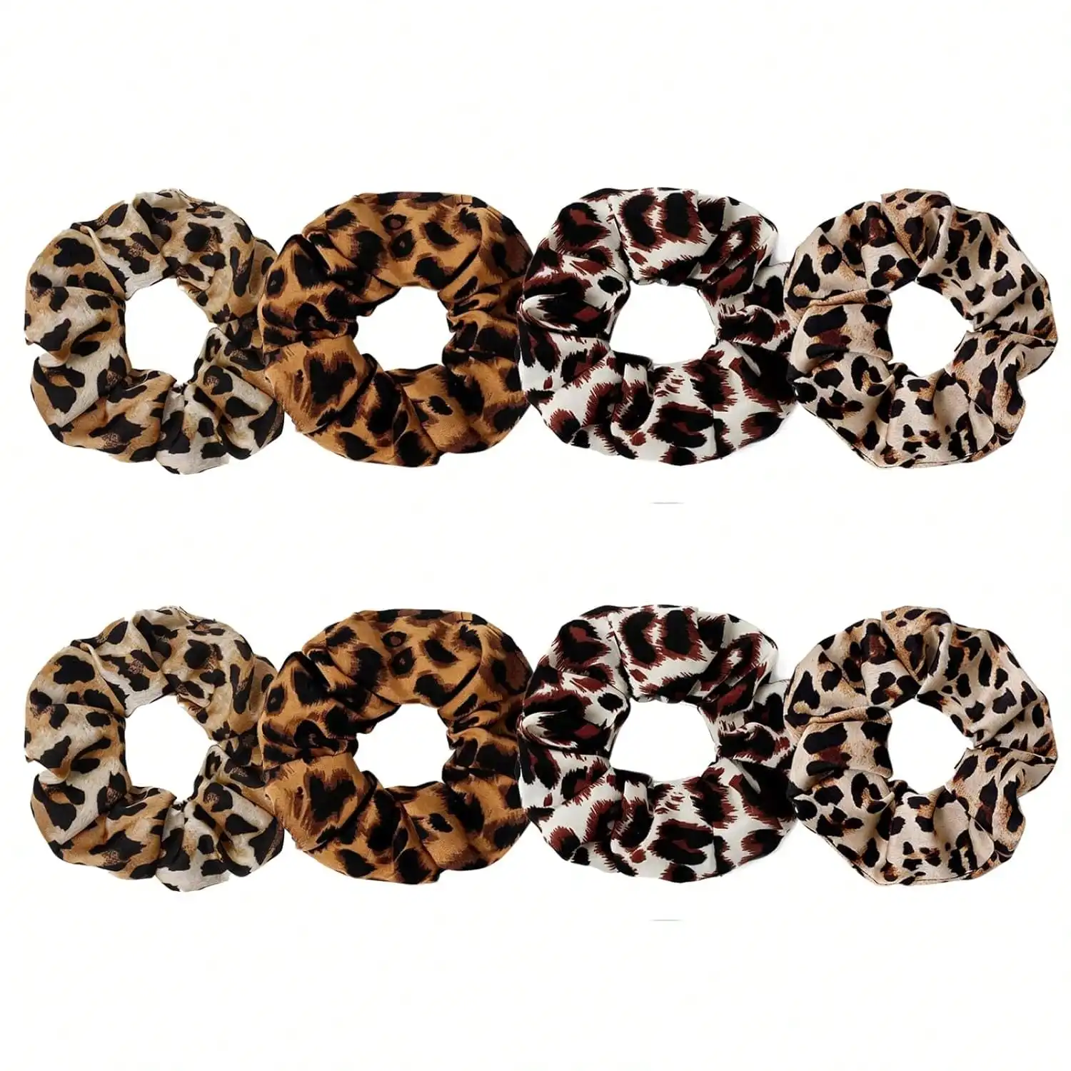 

Satin Scrunchies Women – 8PCS Black Silk Hair Ties – No Crease, Frizz-, Gentle Elastic Hair Bands Thick & Hair, Soft & Stylish Hair Accessories Gifts