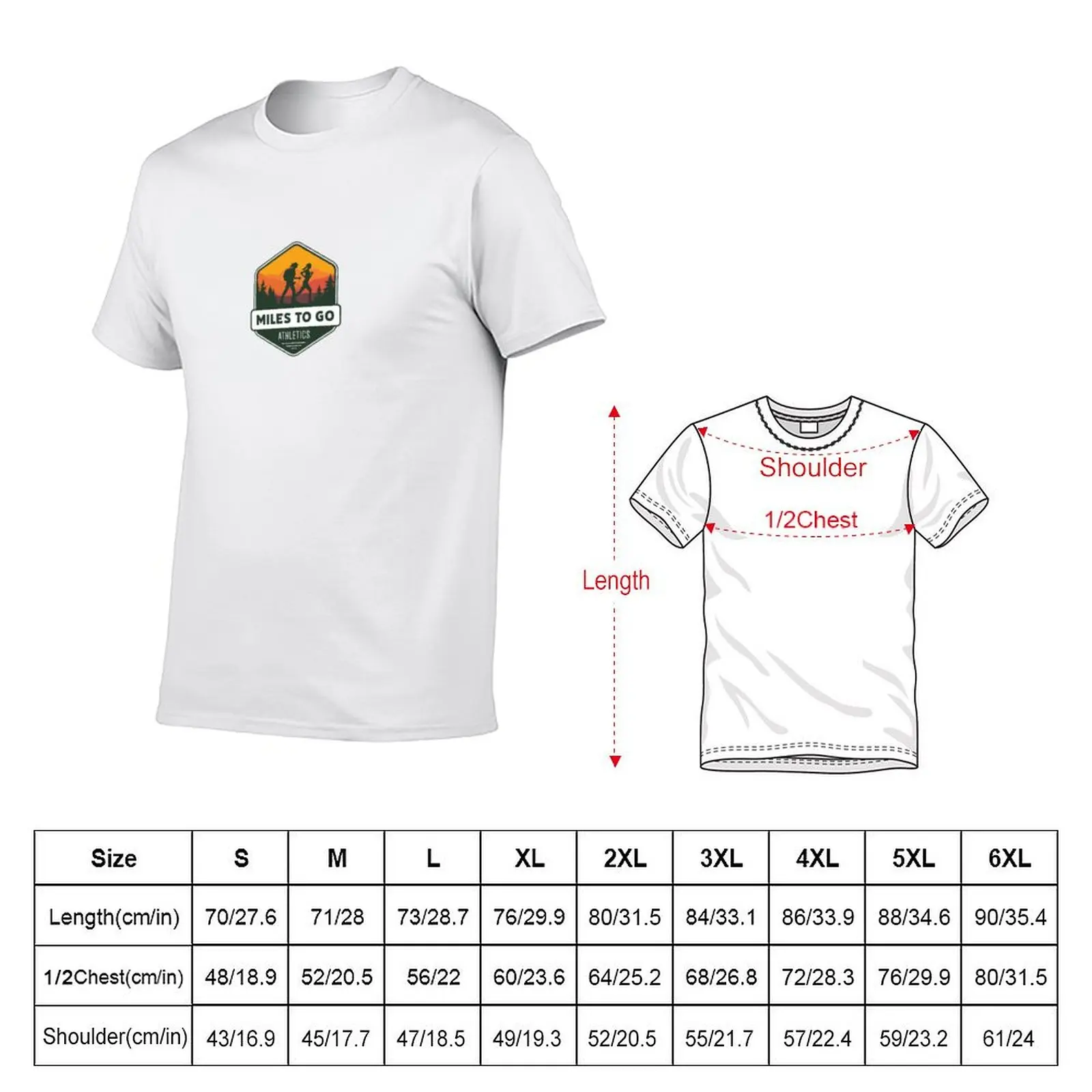 Miles To Go Athletics T-Shirt Dry Fit Athletic Short Sleeve Shirt