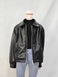 Casual Leather Jacket For BJD ID75 Uncle 1/3 1/4 Custom Doll Clothes B382