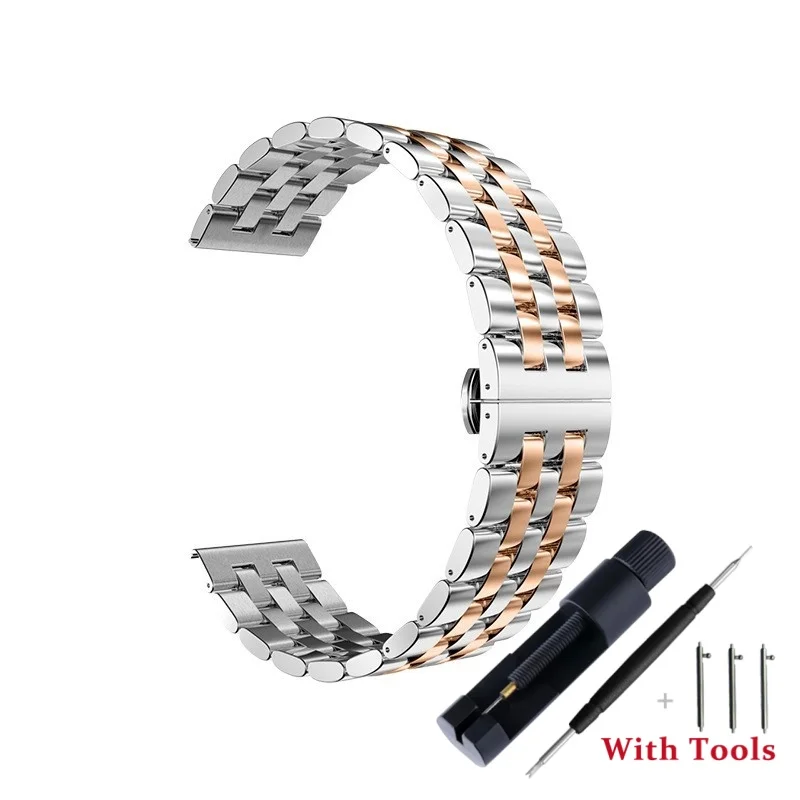 20 mm 22 mm Schnellverschluss-Uhrenarmband aus Edelstahl 304L für universelles wasserdichtes Metall-Uhrenarmband-Ersatzarmband – Detail 12