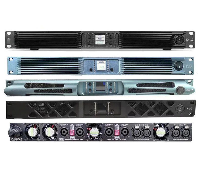 

K30 1U class D big power 2 channel 3000W amplifier