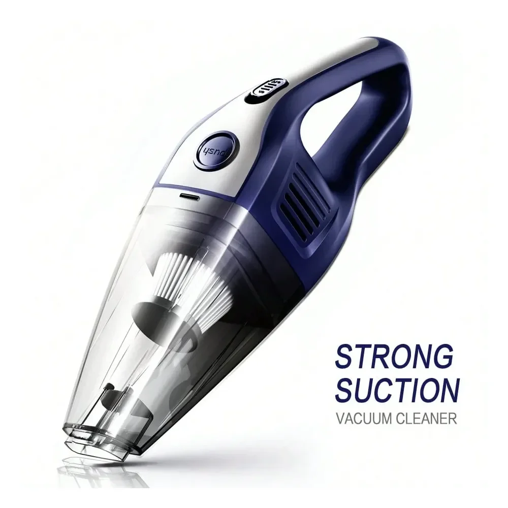 

Удобный ручной пылесос для автомобиля и дома, мощное всасывание, зарядка через USB, мини-пылесос для уборки, с функцией USB-зарядки.