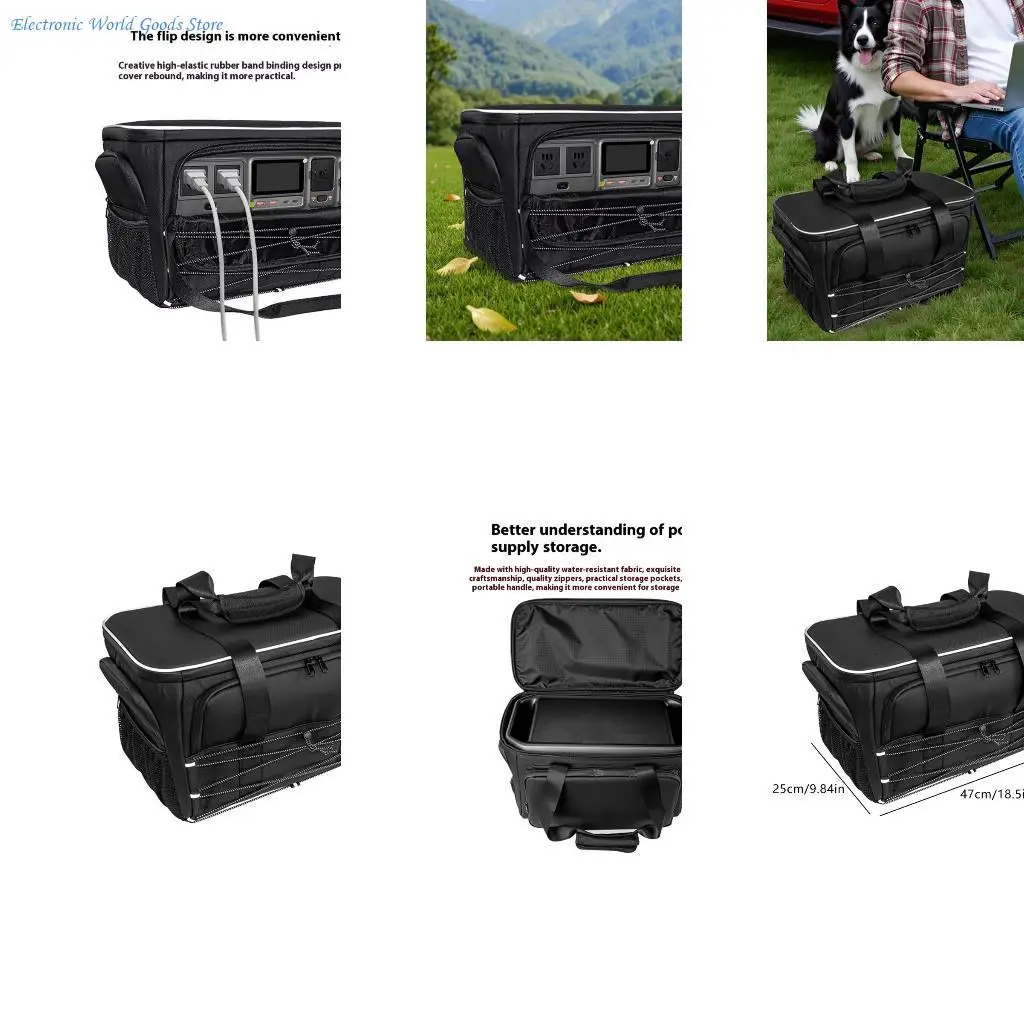 

A3PD Lightweight Protective Travel Bag Tailored For Power 1000 Energy Unit And Charging Equipment Storage Box Carrying Case