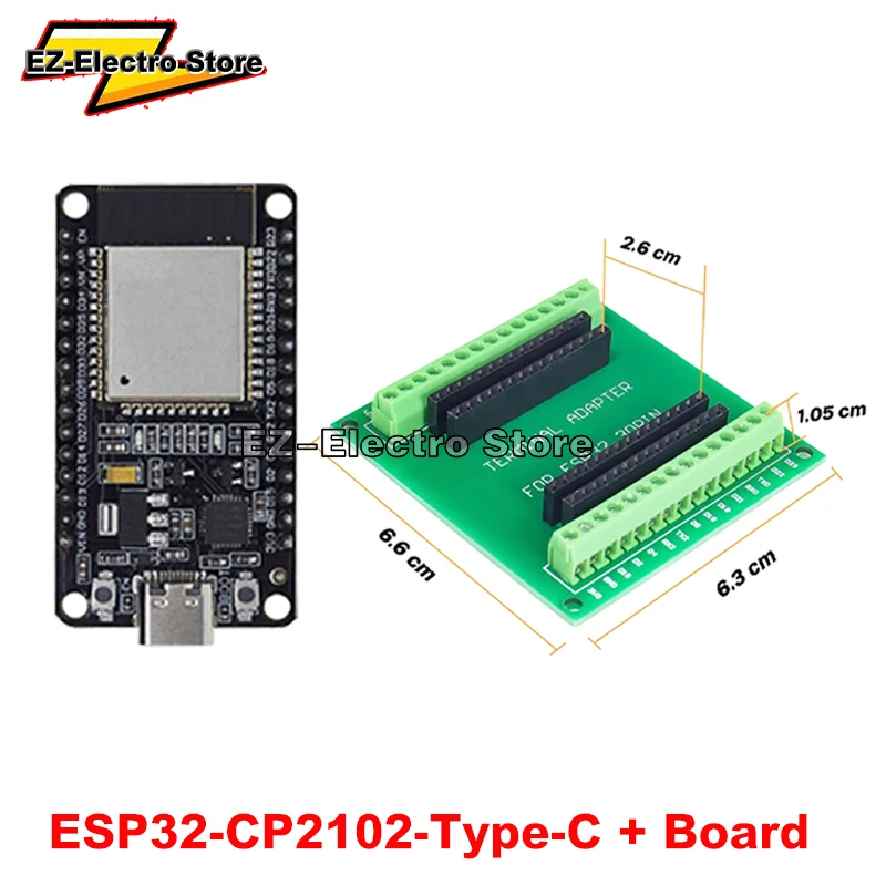 ESP32 Development Board WiFi+Bluetooth module Ultra-Low Power Consumption Dual Core NodeMCU-32S ESP32-WROOM-32D 32U 30Pin Board