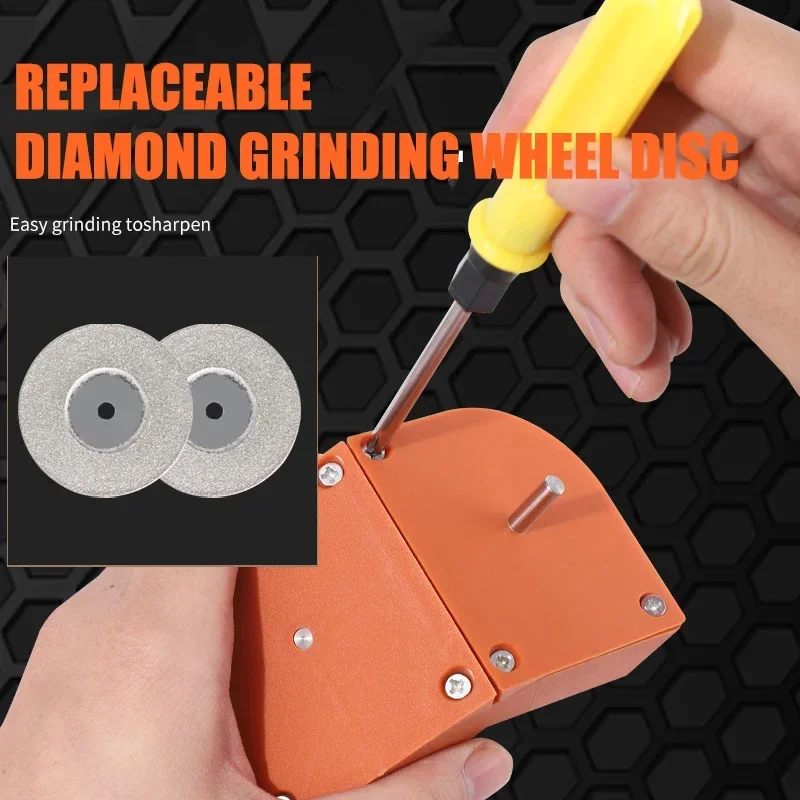 For Drill Bit/Milling Cutter/Scissor Universal Drill Bit Grinding Sharpener Multipurpose Electric Impact Drill Knife Sharpener