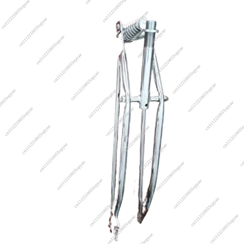 26 Inch Beach Bike Retro Disc Brake Electroplated Fork Cruiser Bicycle Suspension Replacement