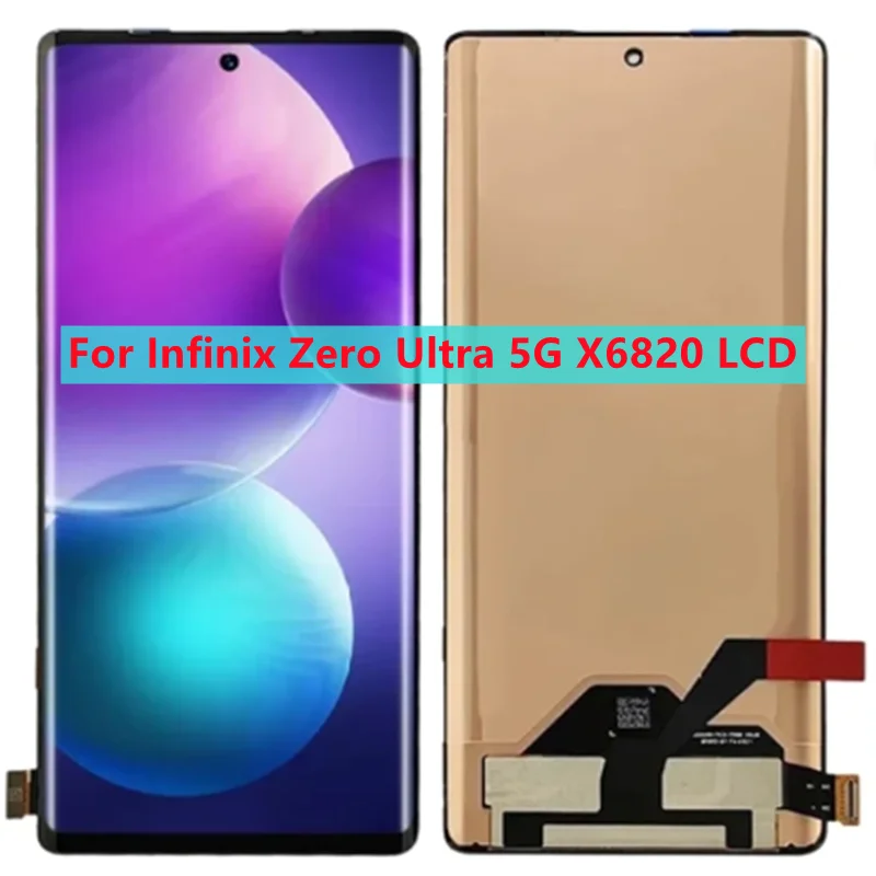 Original 100% tested LCD Screen For Infinix Zero Ultra 5G X6820 Phantom X2/Phantom X2pro LCD with Digitizer Full Assembly